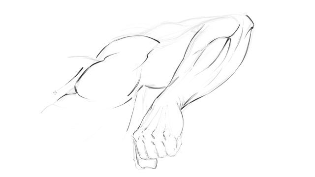 Lesson 10. Drawing a Dynamic Arm Example 1 P2 смотреть онлайн
