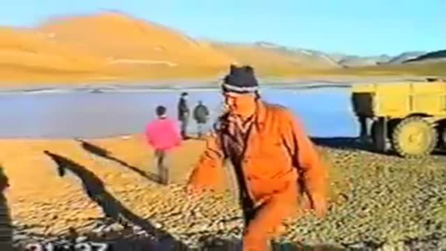 Прииск Ленинградский. Рыбалка на озере, долина кувет, 1995г смотреть онлайн