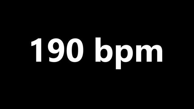 190 bpm tempo ' drum beat ' metronome 4/4 смотреть онлайн