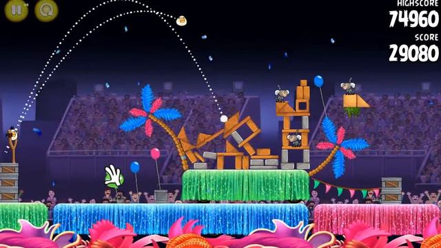 Angry Birds Rio v1.4.2 level 8-6 (Carnival Upheaval) смотреть онлайн