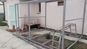 Хозблок ( сарай ) 3 на 2.5 метра из проф трубы.