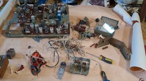 Разбор лампового телевизора .