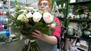#Флористика Как собрать букет с герберой