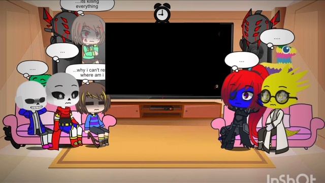 // Undertale react to // Glitchtale : Failed TimeLine // смотреть онлайн