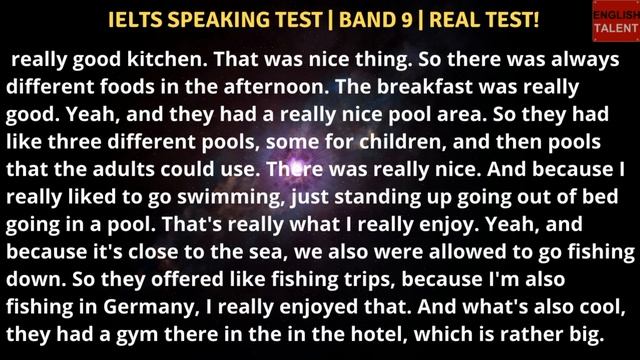 IELTS Speaking Test | Band 9 | Real Test with Text | spoken English смотреть онлайн