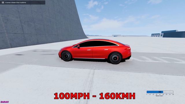 Mercedes EQS | Crash Test 158MPH / 294KMH | BeamNG Drive смотреть онлайн
