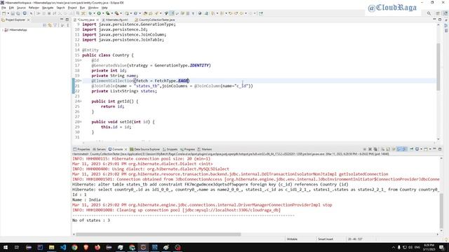 14. Session interface working with FETCH Types in Hibernate |#cloudraga #Hibernate_by_CloudRaga смотреть онлайн