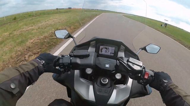 ? 2021 Honda Forza 750 - ✅Test Ride Review on the Race Track смотреть онлайн