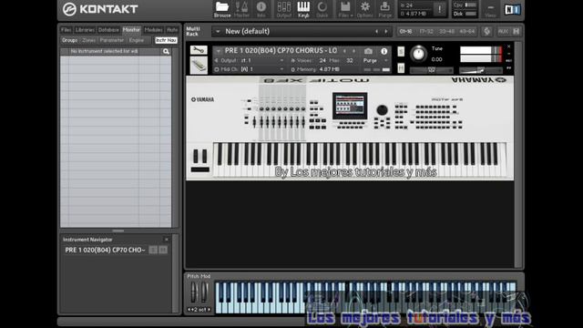 CP70 Chorus Piano - Yamaha Motif XF8 - SAMPLES KONTAKT 5, Kontakt 6 & KONTAKT 7 🎼🎹BY LMTYM🔥💯 смотреть онлайн