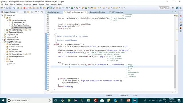 How to Test Toast Message using Appium смотреть онлайн