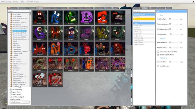 SHREDDER ALL 3D ALPHABET LORE FAMILY in Garry's Mod смотреть онлайн