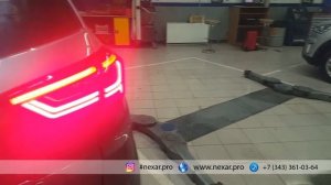 Работа задних светодиодных фонарей на HYUNDAI Creta 2016