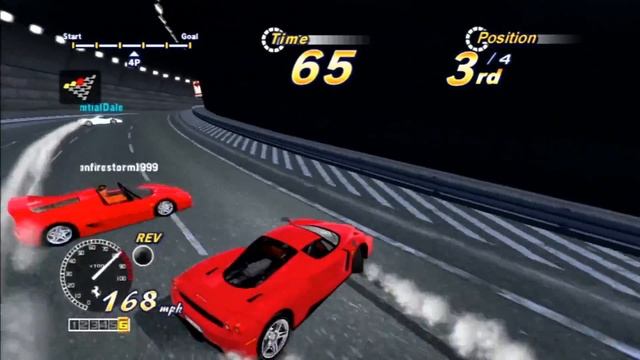 Outrun Online Arcade - 4 Player Online Route A смотреть онлайн