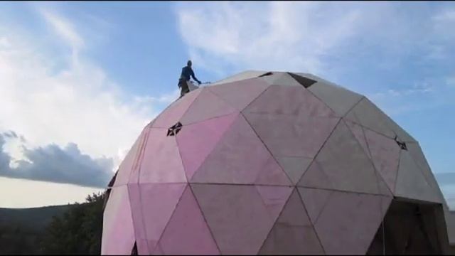 Строительство КУПОЛЬНОГО ДОМА.mp4 смотреть онлайн
