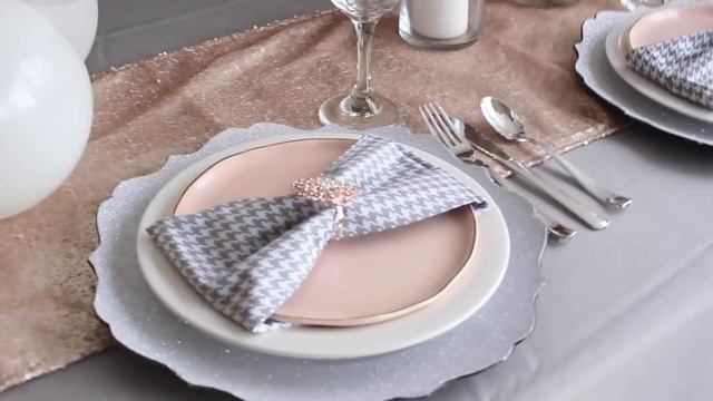 Balloon Tablescape | Totally Dazzled | Rose Gold Party Ideas смотреть онлайн