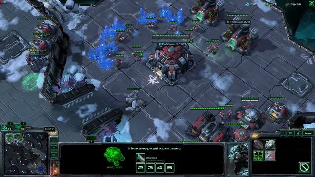 StarCraft 2 vs ИИ #1 смотреть онлайн