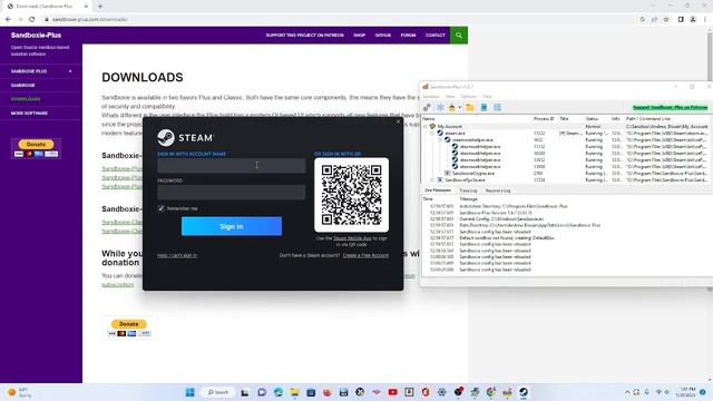 How to use Sandboxie-Plus Tutorial (for Starbreak having 2 steams open at the same time) смотреть онлайн