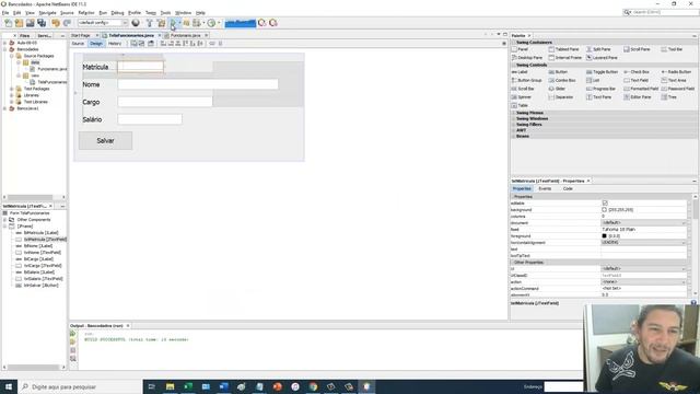 Java CRUD - Aula 11 - PARTE I - Salvar dados do formulário Java na tabela do Banco de Dados смотреть онлайн