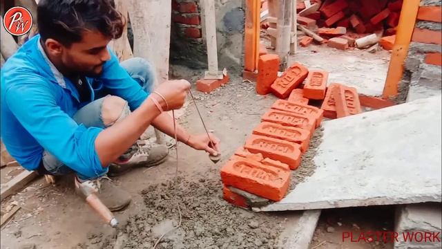 Construction_Stair - How to Install Bricks on The Sloping Surface Create Step Stairs With Bricks смотреть онлайн