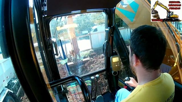 Escavadeira JCB JS 200 trabalhando смотреть онлайн
