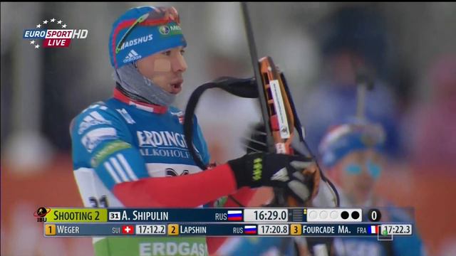 БИАТЛОН. КМ 2011-12. Контиолахти (Финляндия). Мужчины. Спринт 10 км. (Eurosport). 11.02.2012. 1080i смотреть онлайн