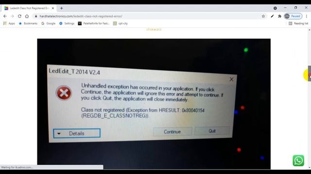 Class Not Registered Error in Lededit 2014 & 2019, Guaranteed solution! смотреть онлайн