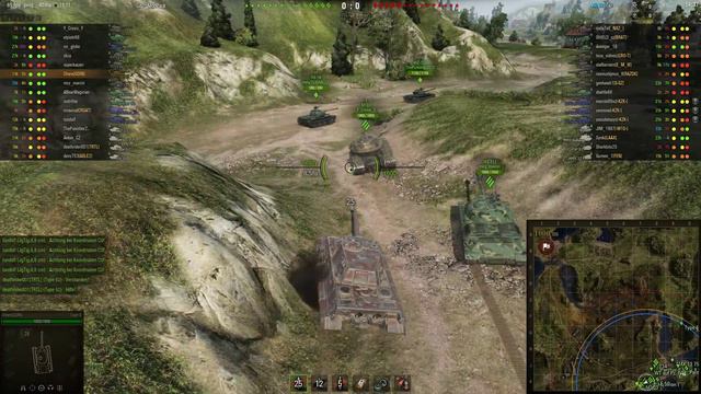World of Tanks - Tiger 2, 9.13 Kanonen Verbesserung im Test [deutsch | live | gameplay] смотреть онлайн