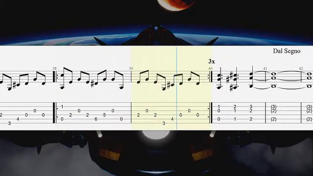 Chrono Trigger - Black Omen | Acoustic Guitar Tab смотреть онлайн