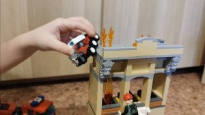 В ЛЕГО СИТИ тушат пожар. Lego city центральная пожарная станция