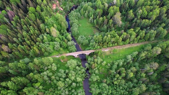 Железнодорожный мост через р. Ярынья смотреть онлайн