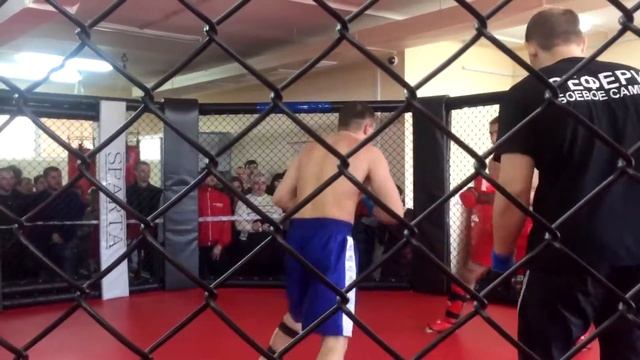 Колесников Игорь до 68 кг  1 бой проф. боевое самбо 05.03.2017