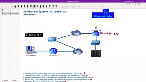 ZeroTier configuratie op Mikrotik