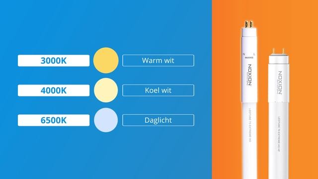 Kleurtemperatuur | T5 & T8 LED buis | Kies voor 3000K, 4000K of 6500K смотреть онлайн
