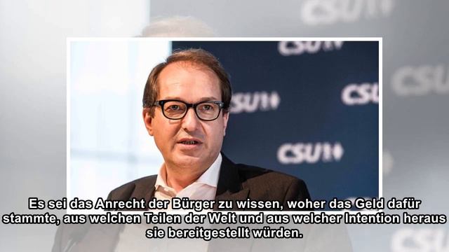 Alexander Dobrindt: "Der Islam gehört egal in welcher Form nicht zu Deutschland" смотреть онлайн