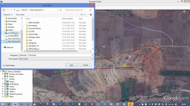 Create kml or kmz file from Google Earth смотреть онлайн