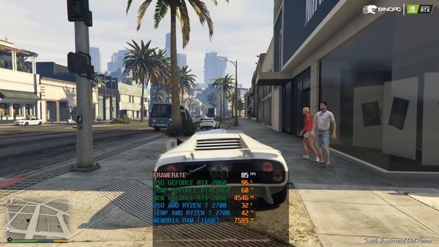 Grand Theft Auto V (GTAV) GeForce RTX 2060 6GB смотреть онлайн