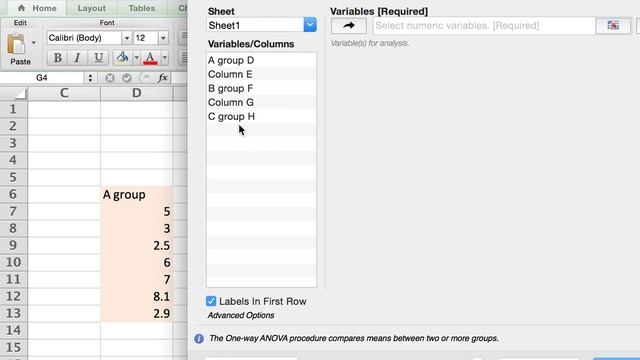 DO ANOVA in Mac Excel 2011 смотреть онлайн