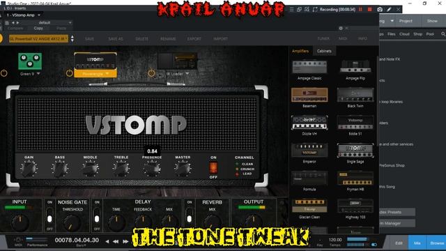 No Talking...Metal Preset + Valhallir Angie V2 Using Guitar Plugins VStomp Hotone And Blue Cat Axio смотреть онлайн