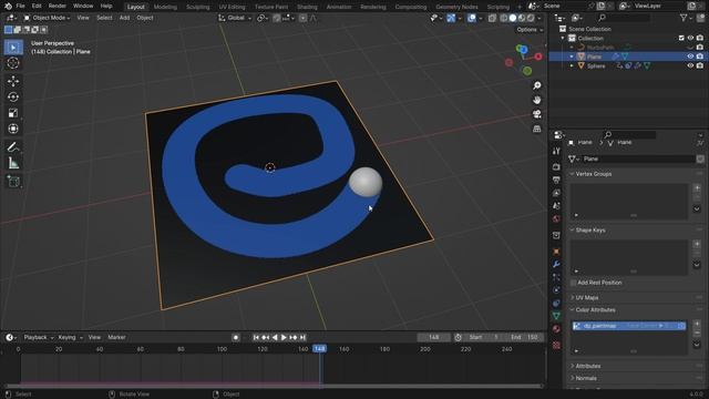 Painting A Surface With Dynamic Paint | Blender 4.0 Tutorial смотреть онлайн