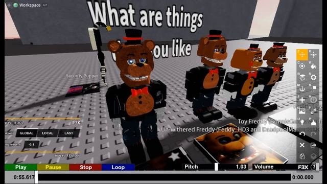 Withered Freddy Music box Fnaf 2 Open souce roblox смотреть онлайн