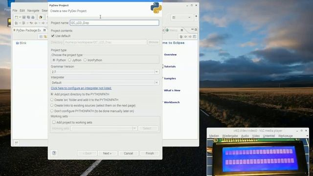 Raspberry Pi - PyDev with Eclipse (2) I2C смотреть онлайн