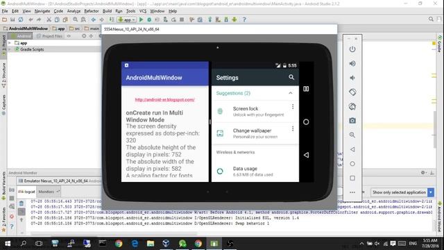 Get display information using DisplayMetrics, in Multi-Window Mode смотреть онлайн