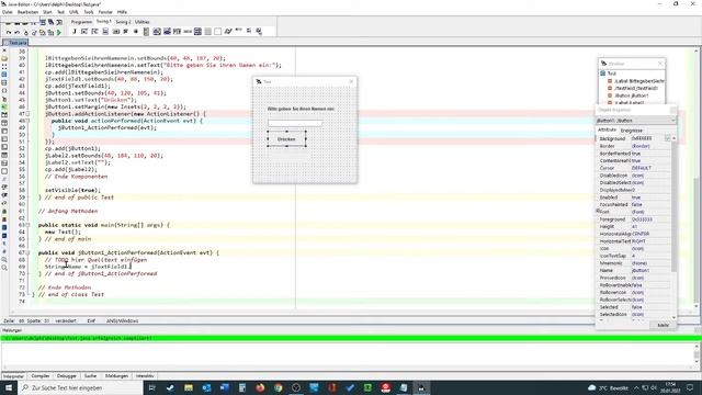 Einfaches Java Programm - Erste Einstellungen am Java Editor смотреть онлайн