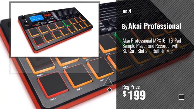 Top10 Akai Drum Machine [2018]: Akai Professional MPD218 | MIDI Drum Pad Controller with Software смотреть онлайн