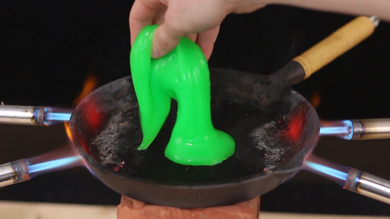 EXPERIMENT Glowing 1000 degree PAN vs SLIME (Mr. Hacker) смотреть онлайн