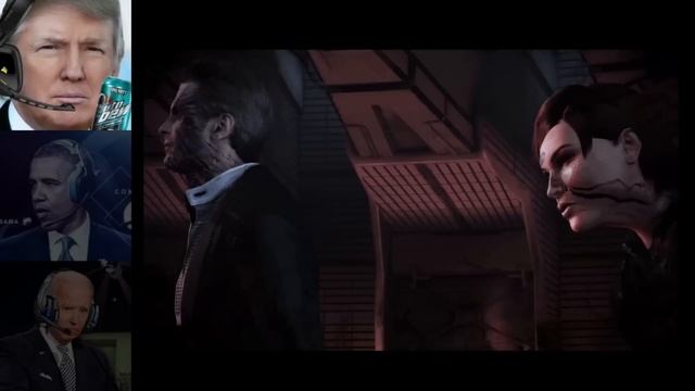 Obama, Trump, and Biden Debate The Mass Effect Endings смотреть онлайн