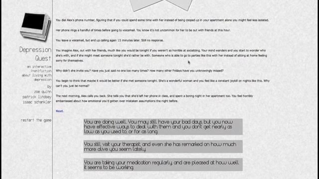 Depression Quest Finale Depression Quest: Part 5 "THE FINALE" Ft. happyendings not that kind смотреть онлайн