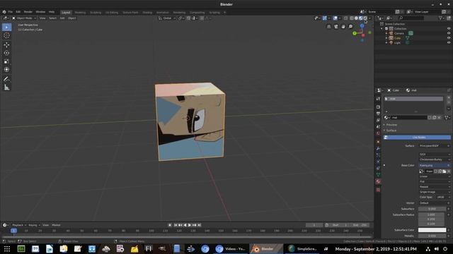 How to Add a Texture to an Object in Blender 2.8 Eevee смотреть онлайн