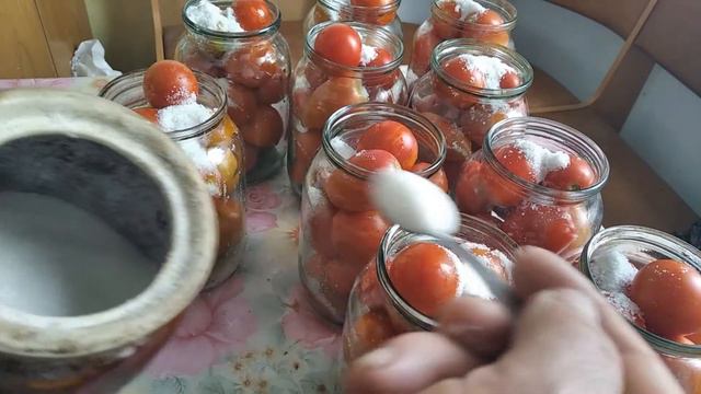 Как я консервирую томаты #консервирование #томаты #простой_рецепт смотреть онлайн