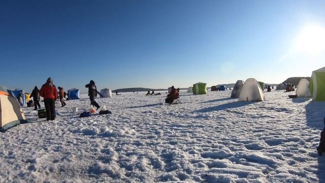 Зимняя РЫБАЛКА на КОРЮШКУ / СУЕТА на ЛЬДУ / Сахалин 2023 смотреть онлайн